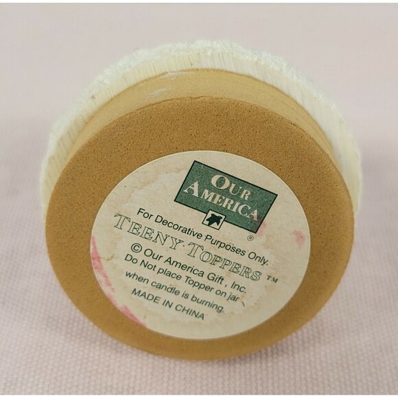 Our America Teeny Toppers Santa Claus Small Candle topper gifts  Christmas - Picture 7 of 9